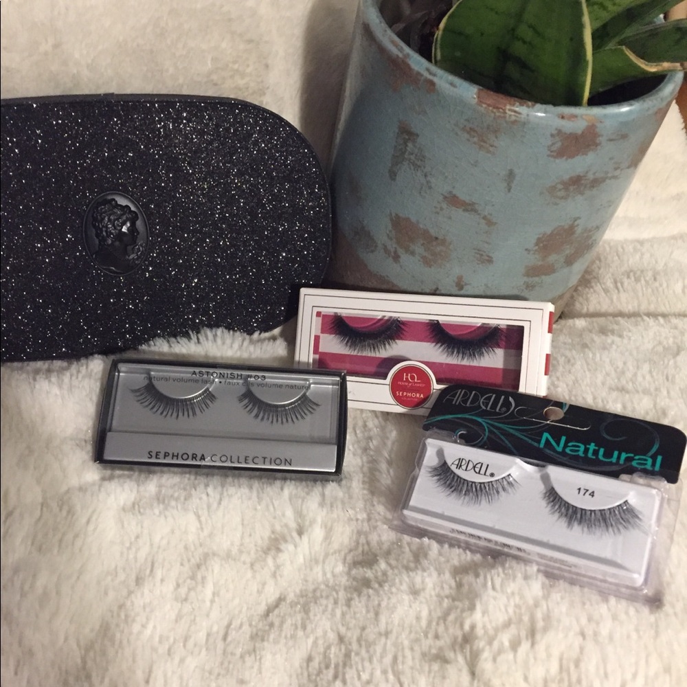Bundle of 3 false lashes Ariell and Sephora brand